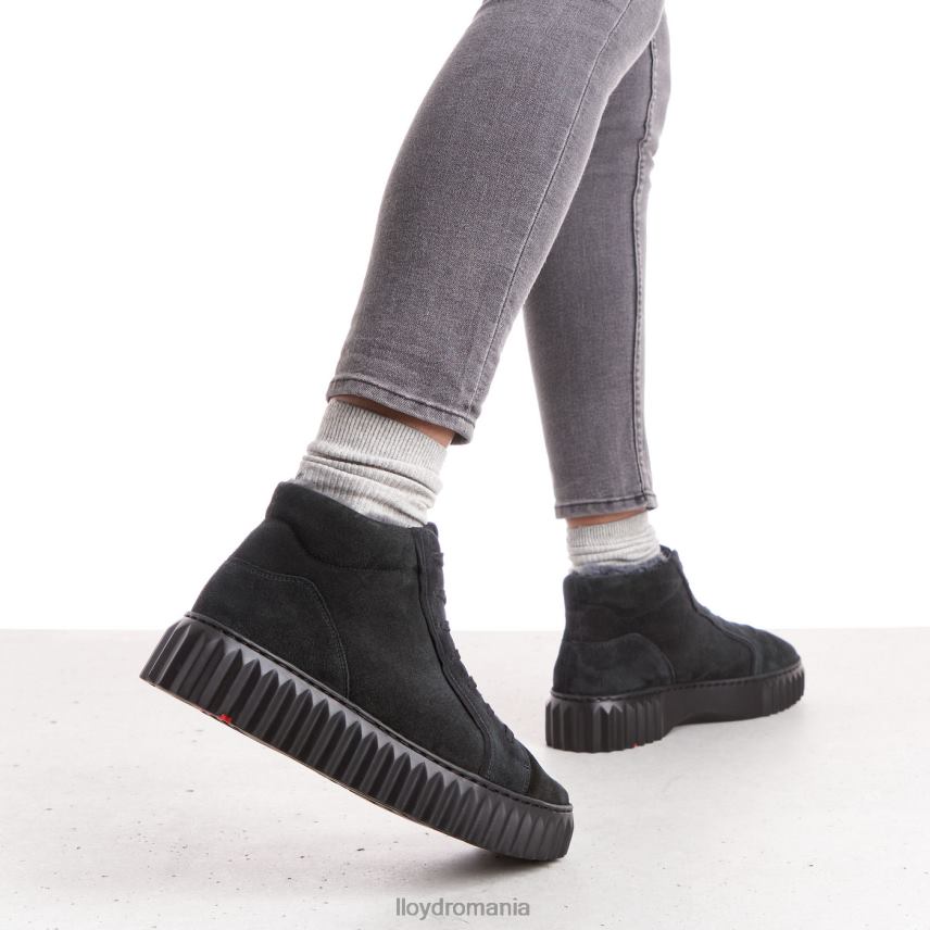 pantofi LLOYD adidași înalți negru femei 68260776