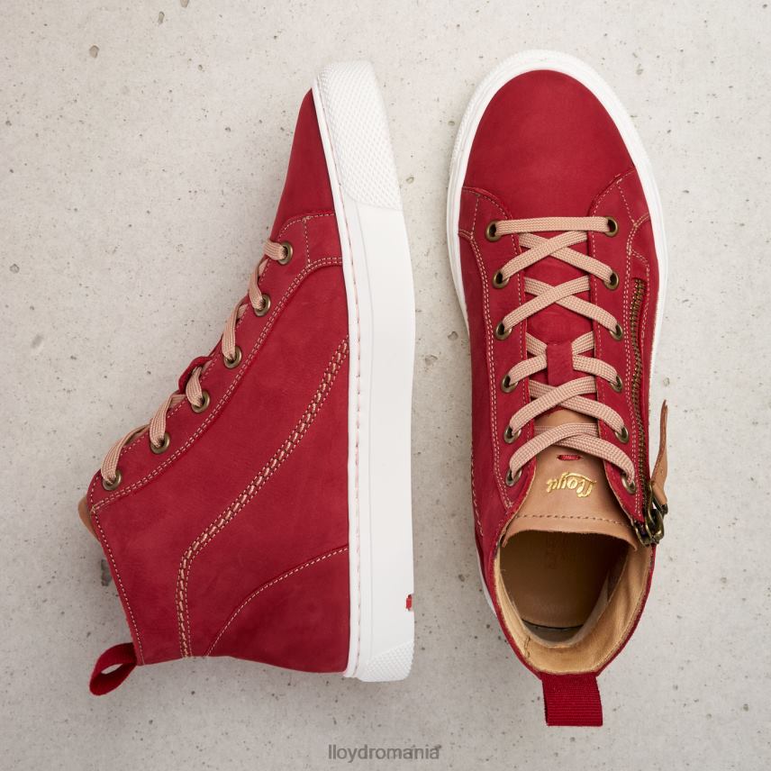 pantofi LLOYD adidași înalți roșu femei 68260860