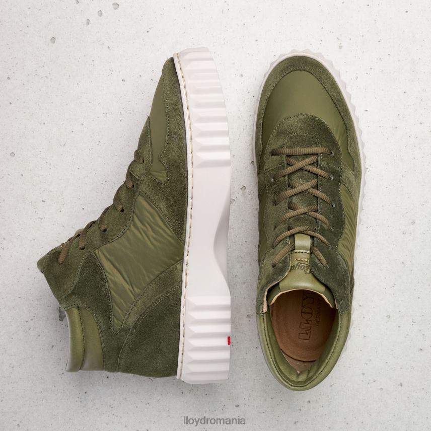 pantofi LLOYD adidași înalți verde femei 68260769