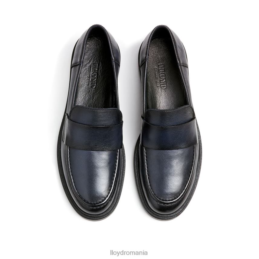 pantofi LLOYD aluneca pe papuc de piele albastru femei 682601108