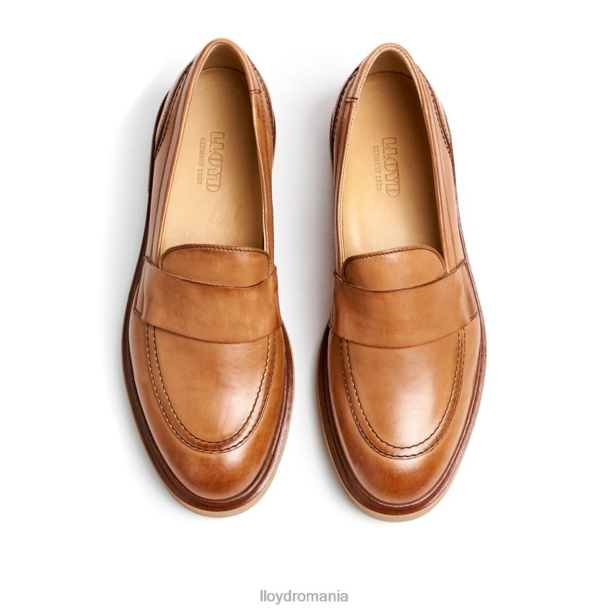 pantofi LLOYD aluneca pe papuc de piele maro femei 682601115