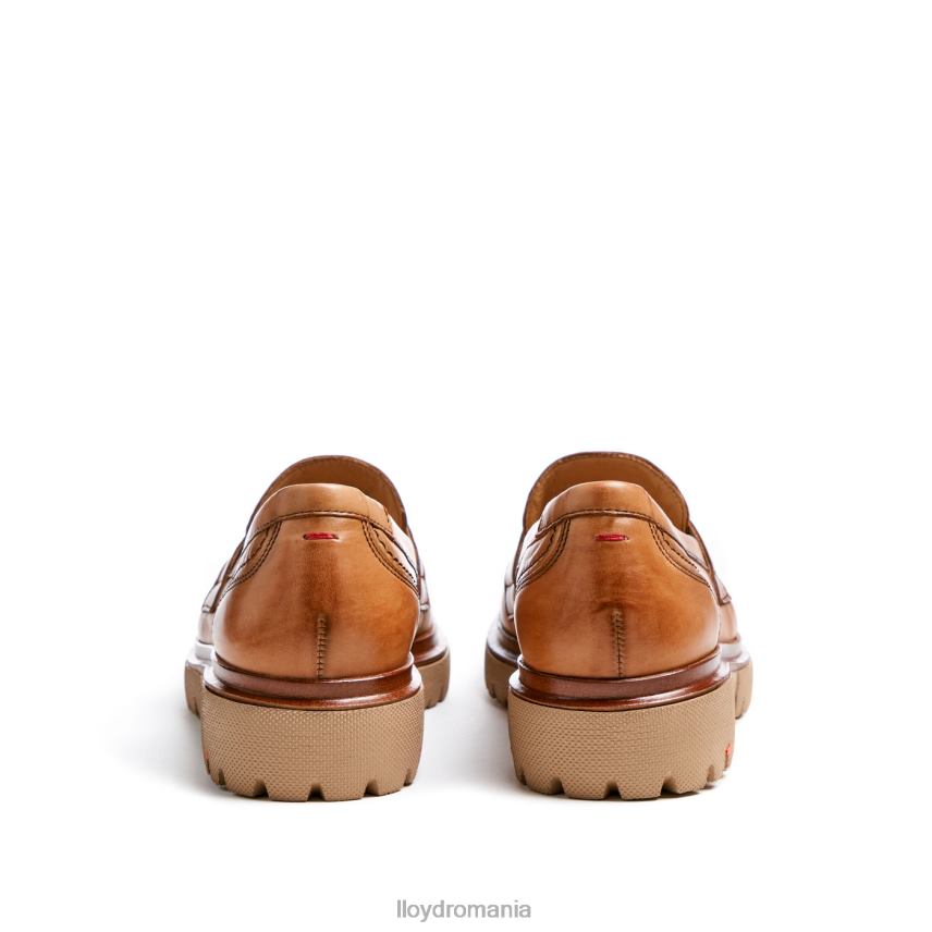 pantofi LLOYD aluneca pe papuc de piele maro femei 682601115