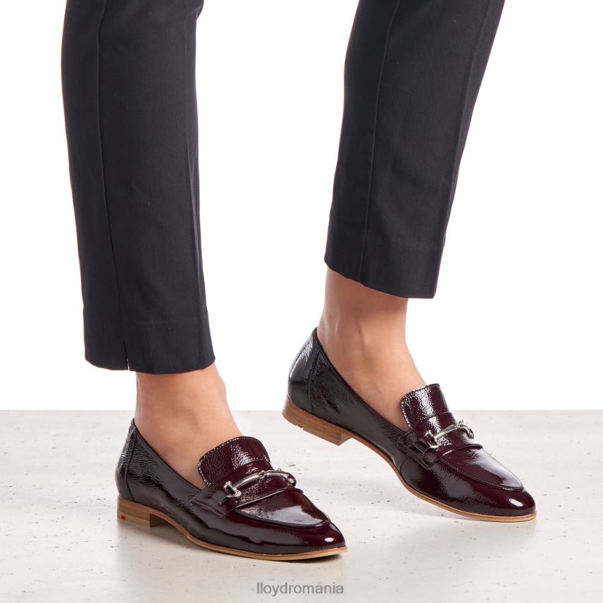 pantofi LLOYD aluneca pe papuc de piele maro femei 682601130