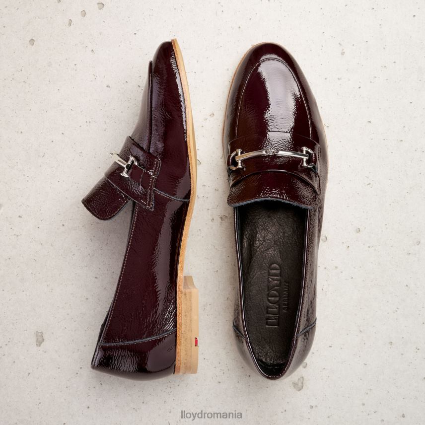 pantofi LLOYD aluneca pe papuc de piele maro femei 682601130