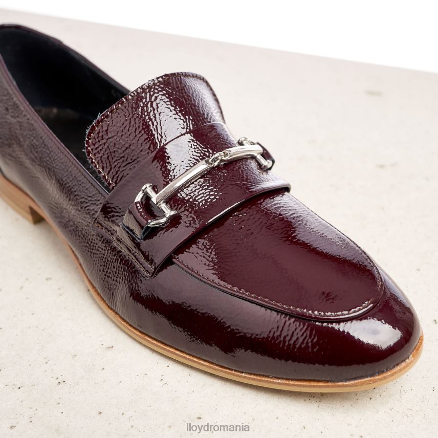 pantofi LLOYD aluneca pe papuc de piele maro femei 682601130