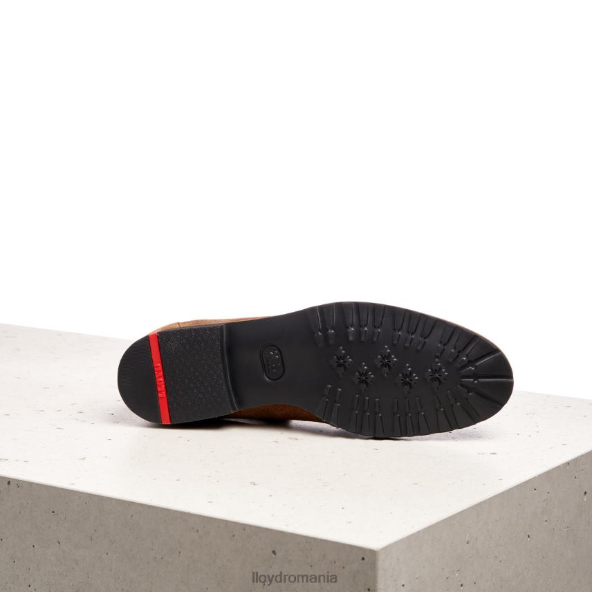 pantofi LLOYD aluneca pe papuc de piele maro femei 682601148