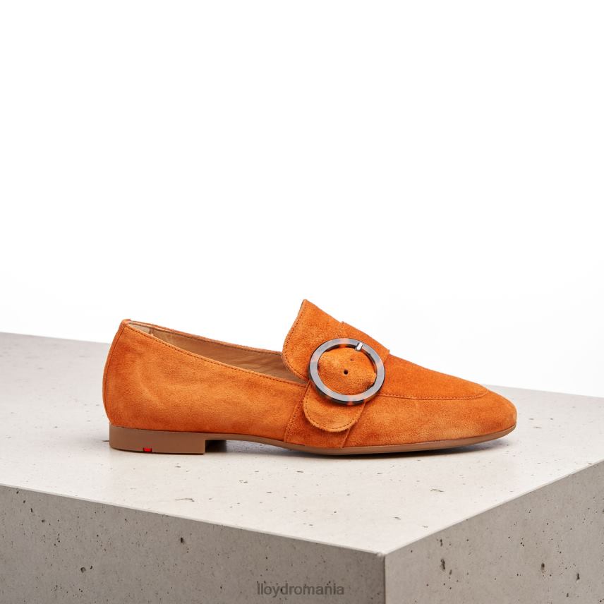 pantofi LLOYD aluneca pe papuc de piele roșu femei 682601140