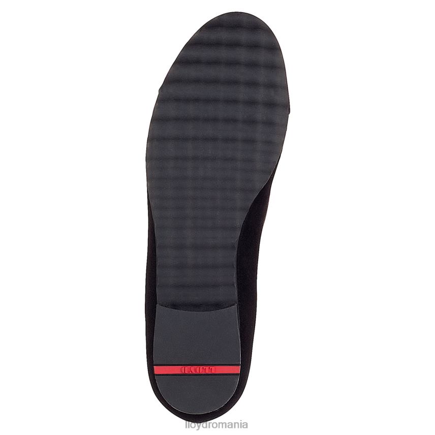 pantofi LLOYD balerina din piele lacuita negru femei 682601171