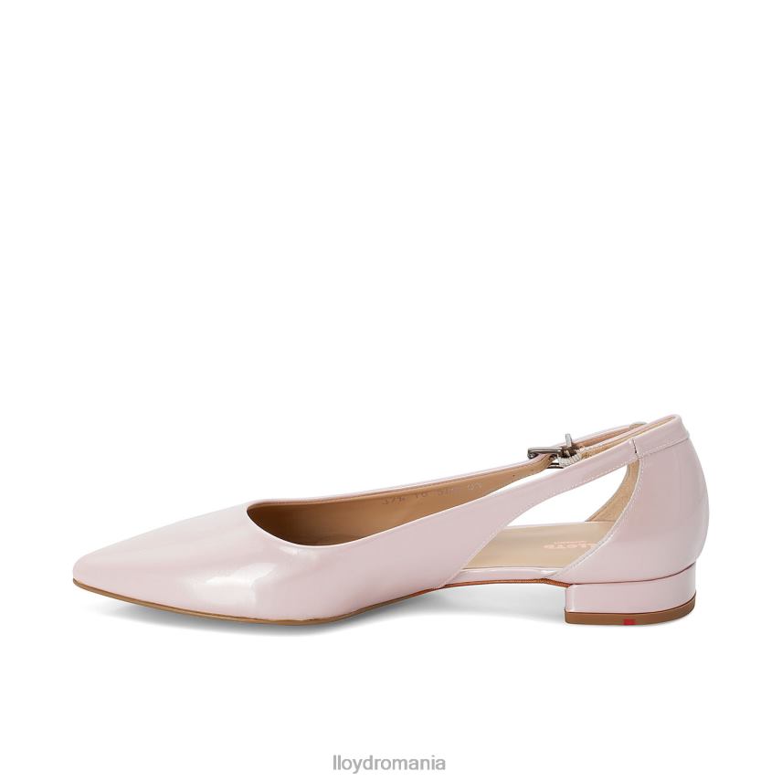 pantofi LLOYD balerina din piele lacuita roșu femei 682601172