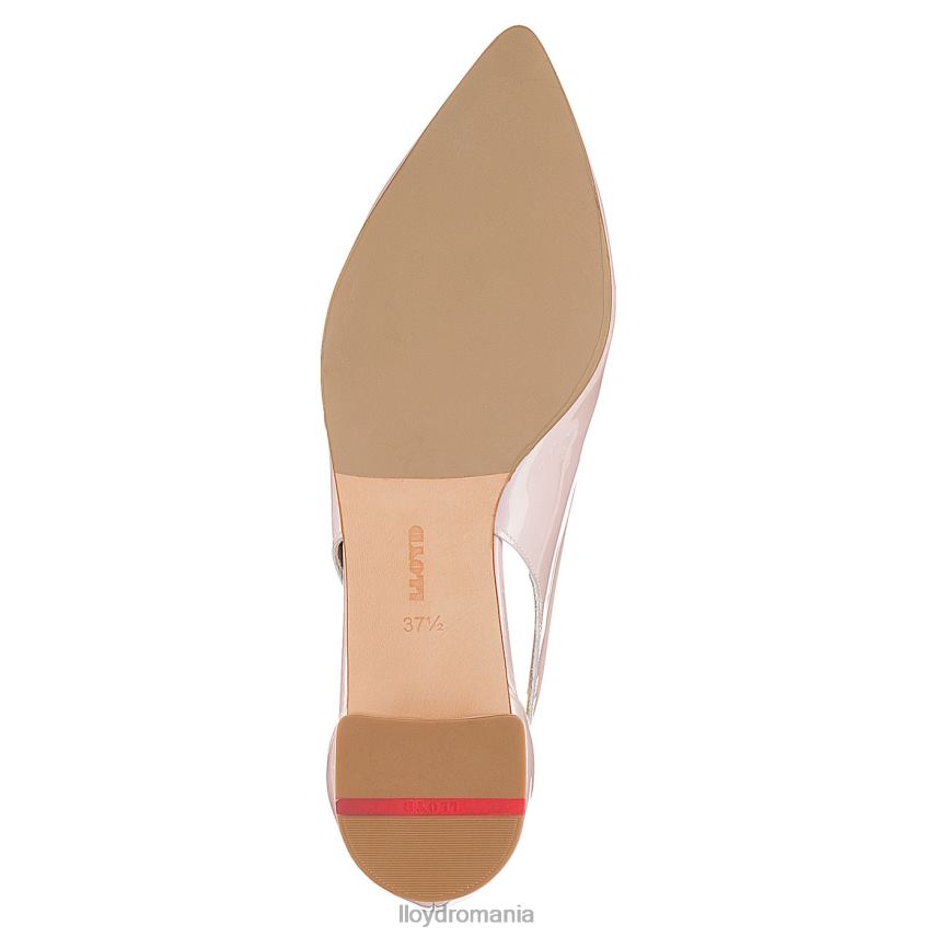 pantofi LLOYD balerina din piele lacuita roșu femei 682601172