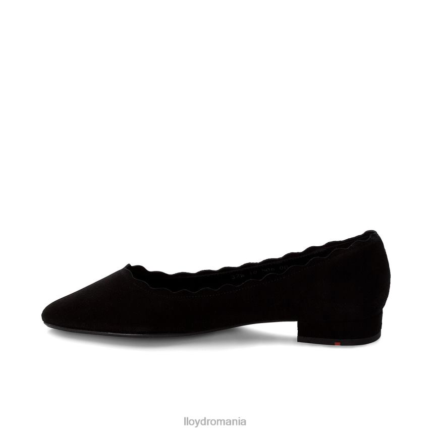 pantofi LLOYD balerină negru femei 682601142