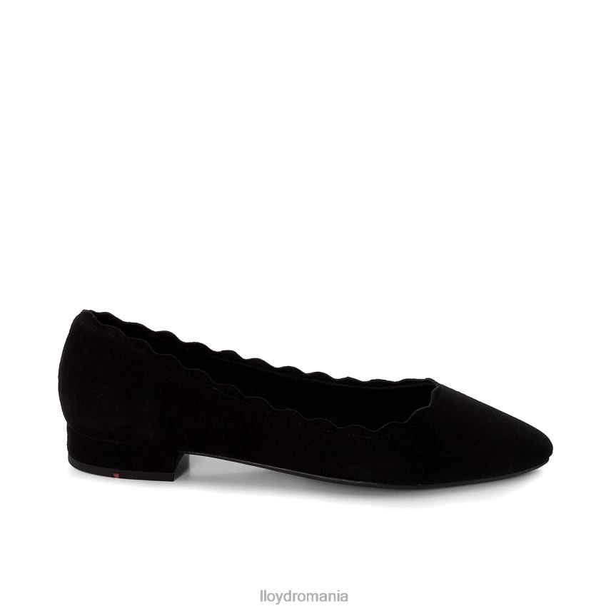 pantofi LLOYD balerină negru femei 682601142