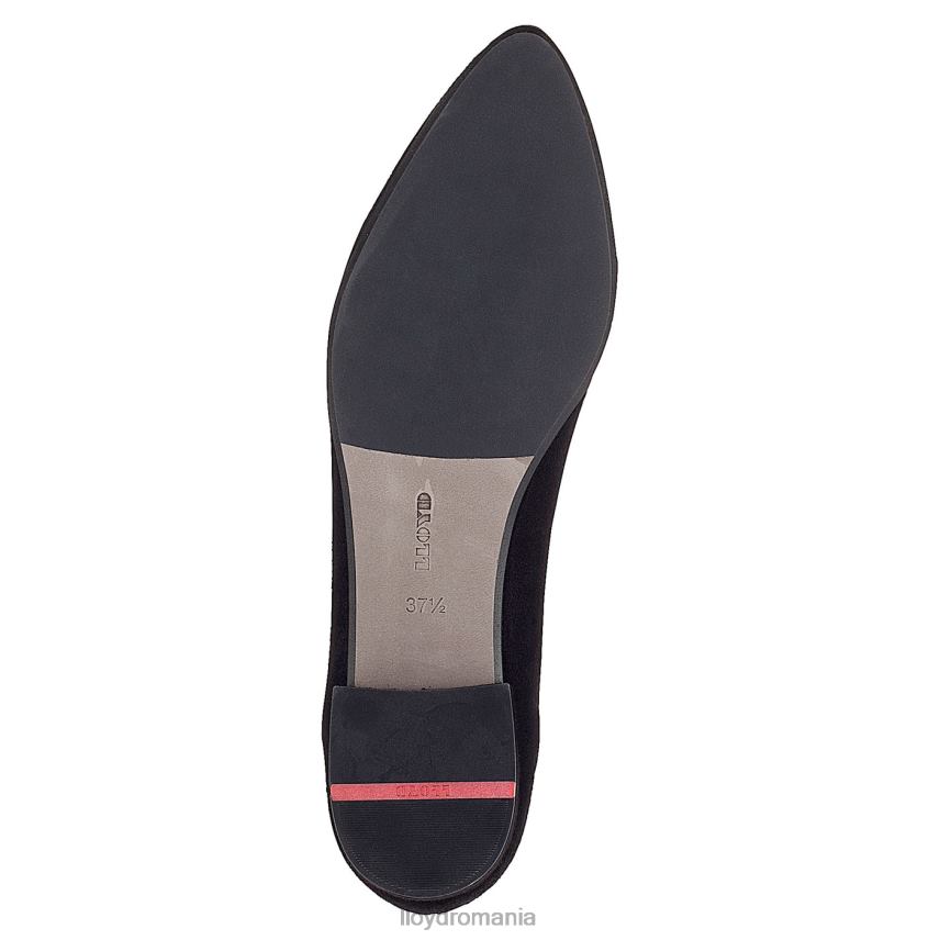 pantofi LLOYD balerină negru femei 682601142