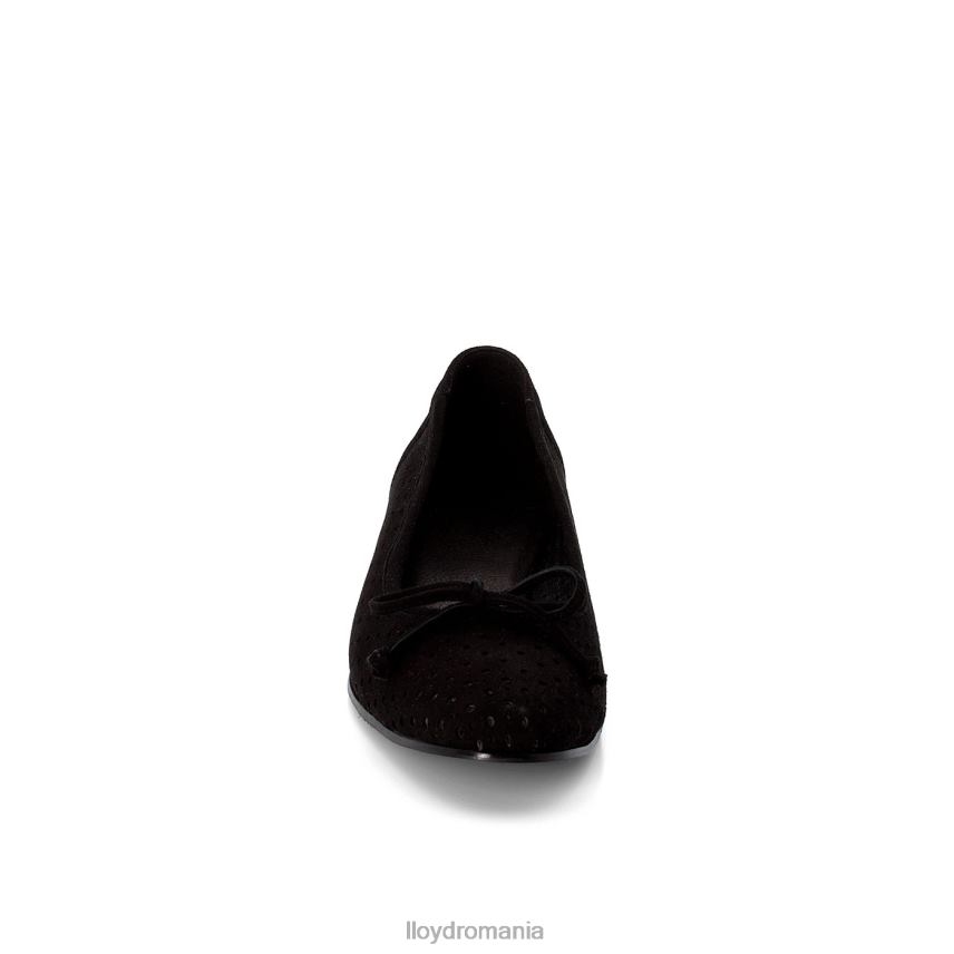 pantofi LLOYD balerină negru femei 682601143