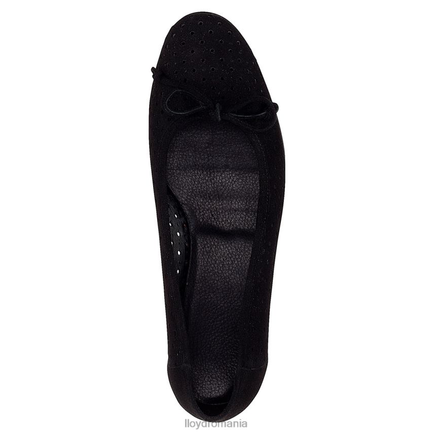 pantofi LLOYD balerină negru femei 682601143