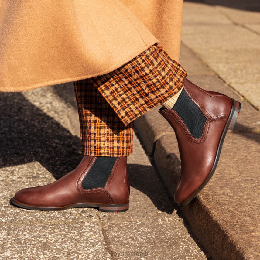 pantofi LLOYD botine cu gleznă ușor de strecurat maro femei 682601004