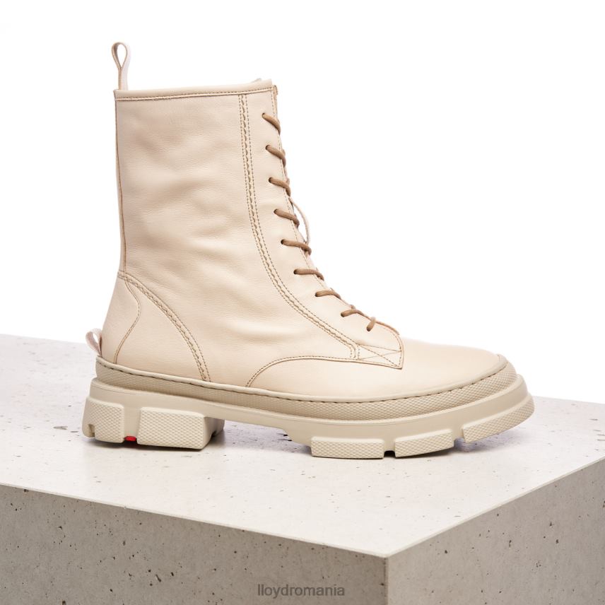 pantofi LLOYD botine cu siret bej femei 68260936