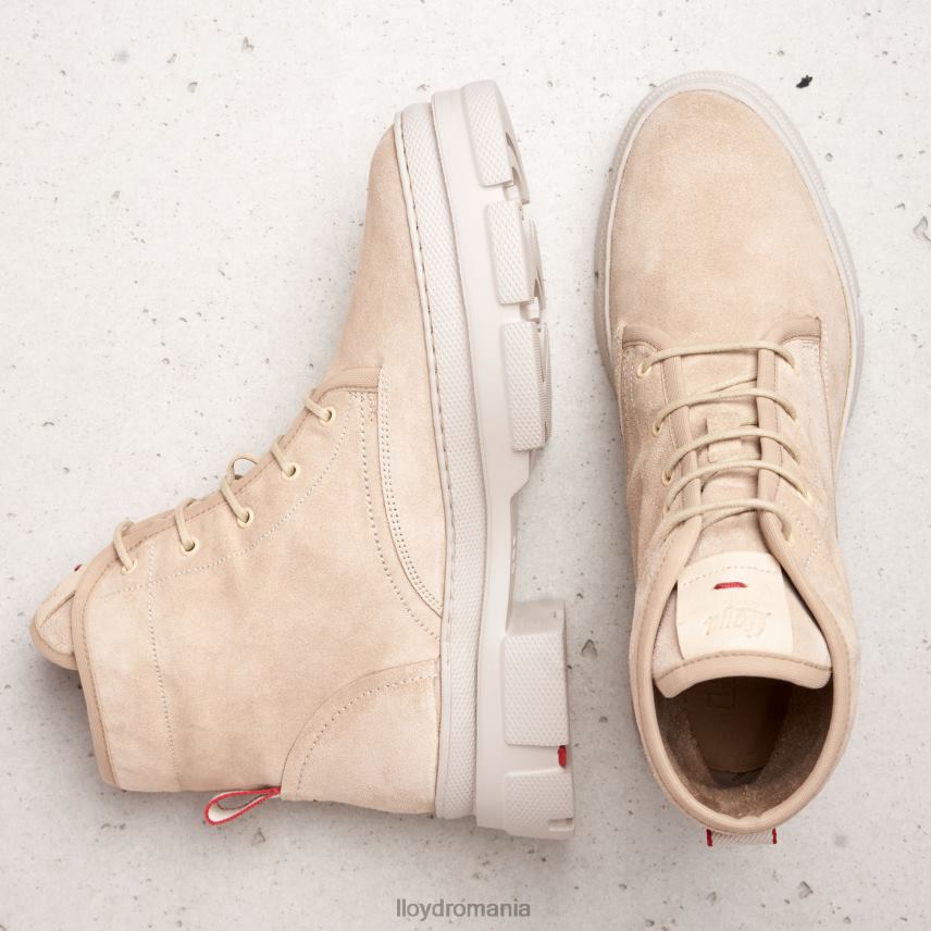 pantofi LLOYD botine cu siret bej femei 68260977