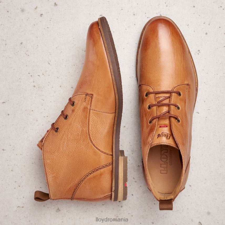 pantofi LLOYD botine cu siret maro femei 68260994