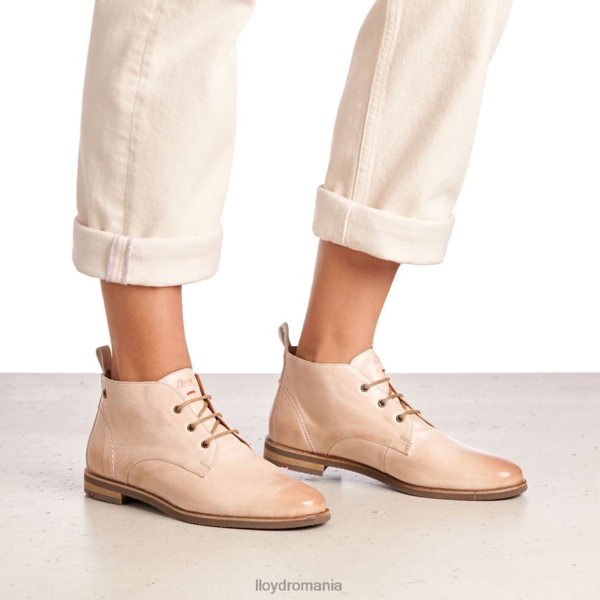 pantofi LLOYD botine cu siret roz femei 68260995