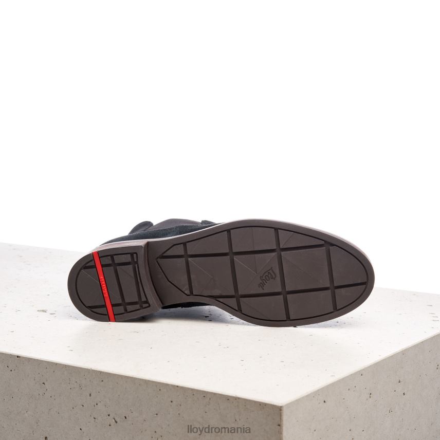 pantofi LLOYD botine cu slip-on din piele aspra negru femei 68260975