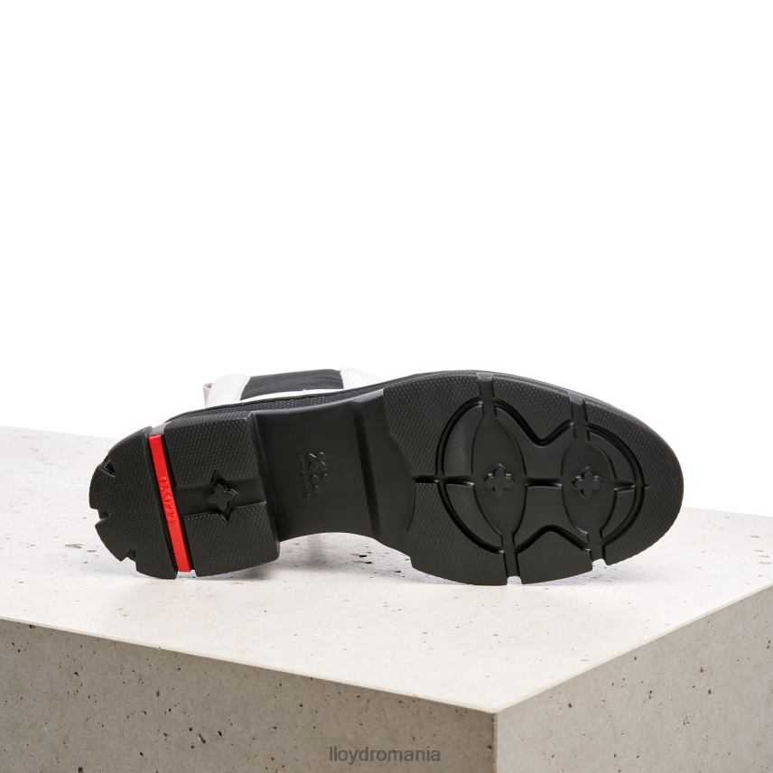 pantofi LLOYD botine cu slip-on din piele netedă alb femei 68260875