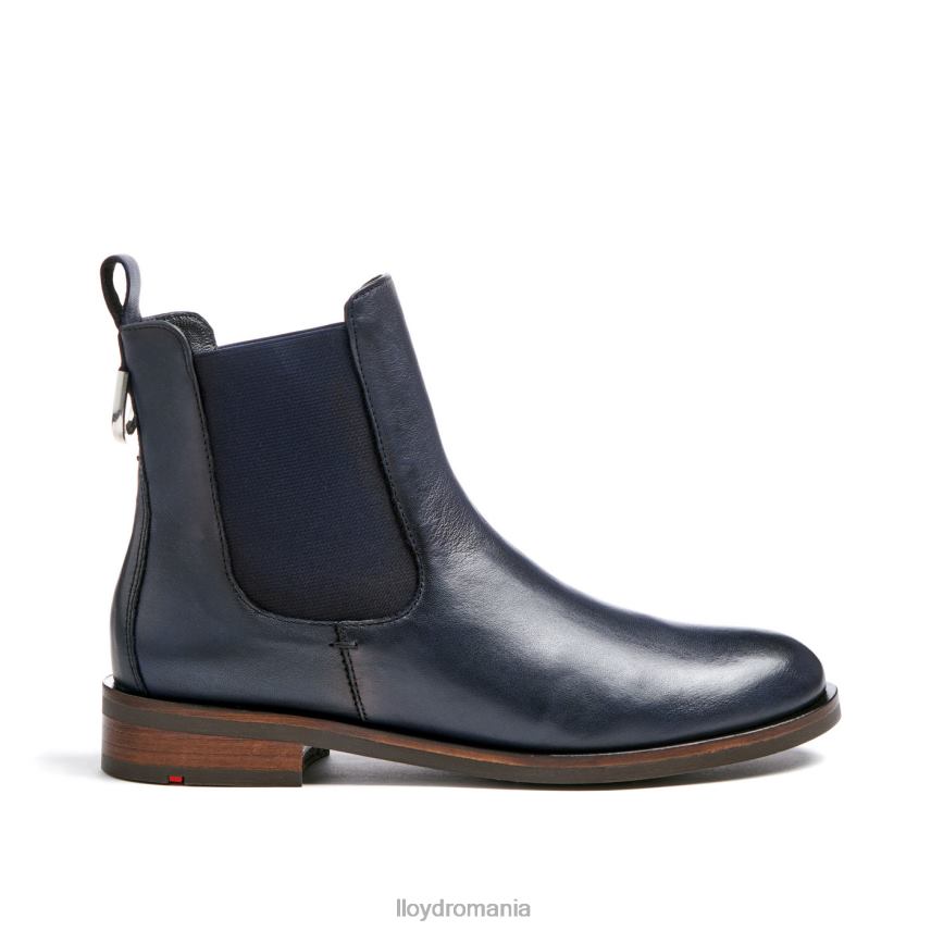 pantofi LLOYD botine cu slip-on din piele netedă albastru femei 68260934