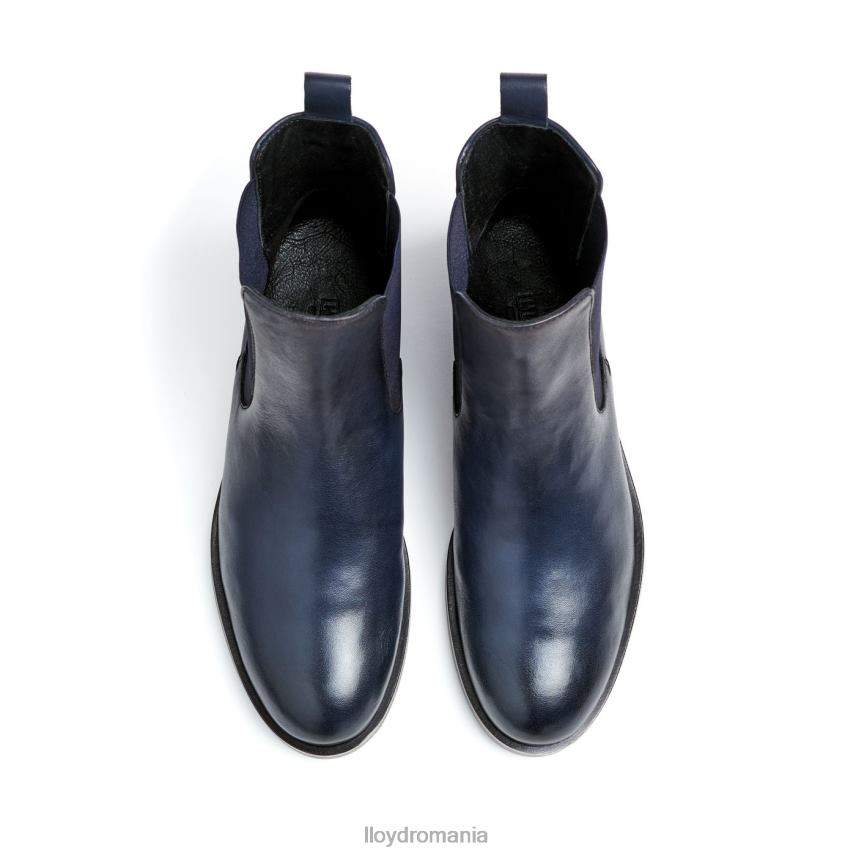 pantofi LLOYD botine cu slip-on din piele netedă albastru femei 68260934