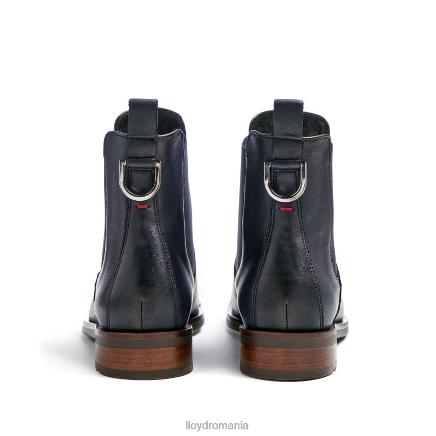 pantofi LLOYD botine cu slip-on din piele netedă albastru femei 68260934