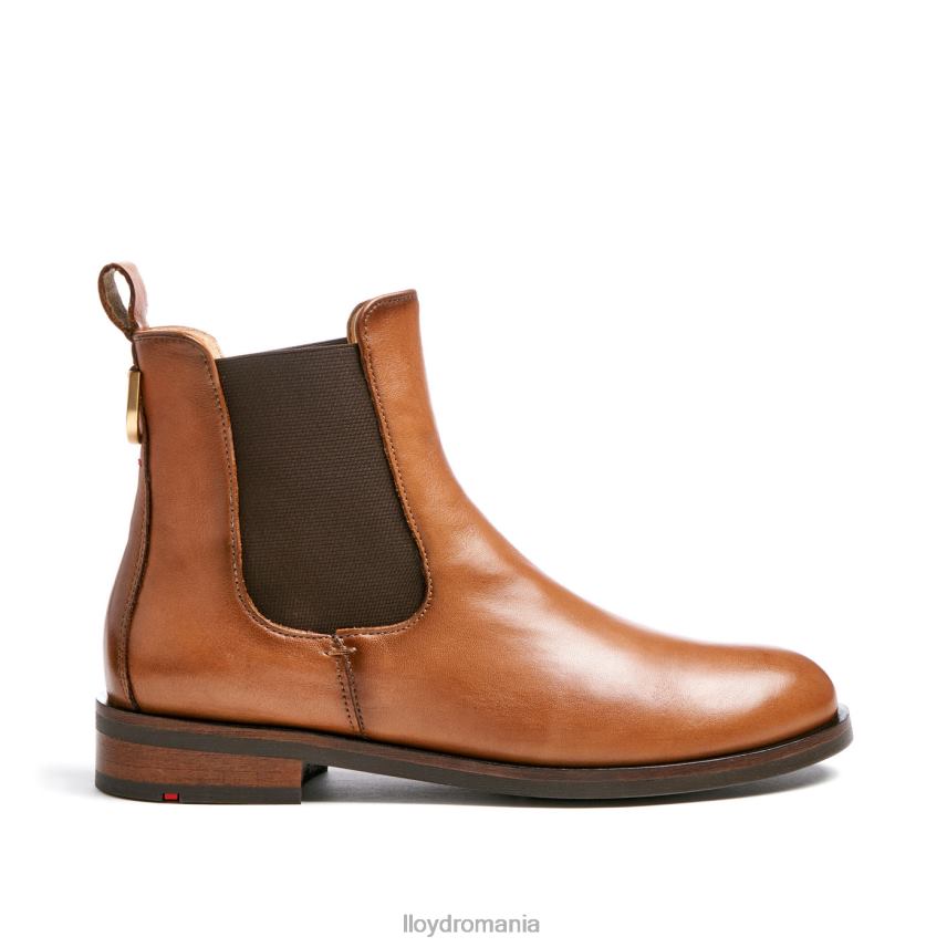 pantofi LLOYD botine cu slip-on din piele netedă maro femei 68260933