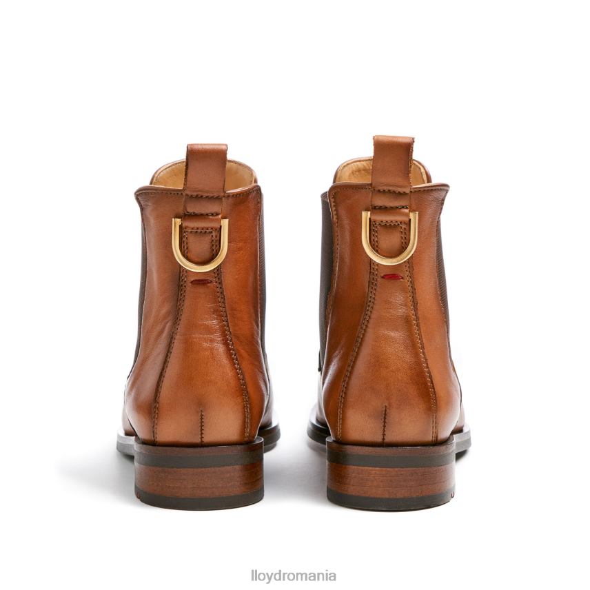 pantofi LLOYD botine cu slip-on din piele netedă maro femei 68260933