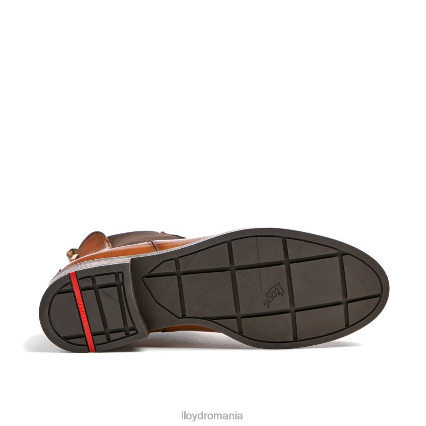 pantofi LLOYD botine cu slip-on din piele netedă maro femei 68260933