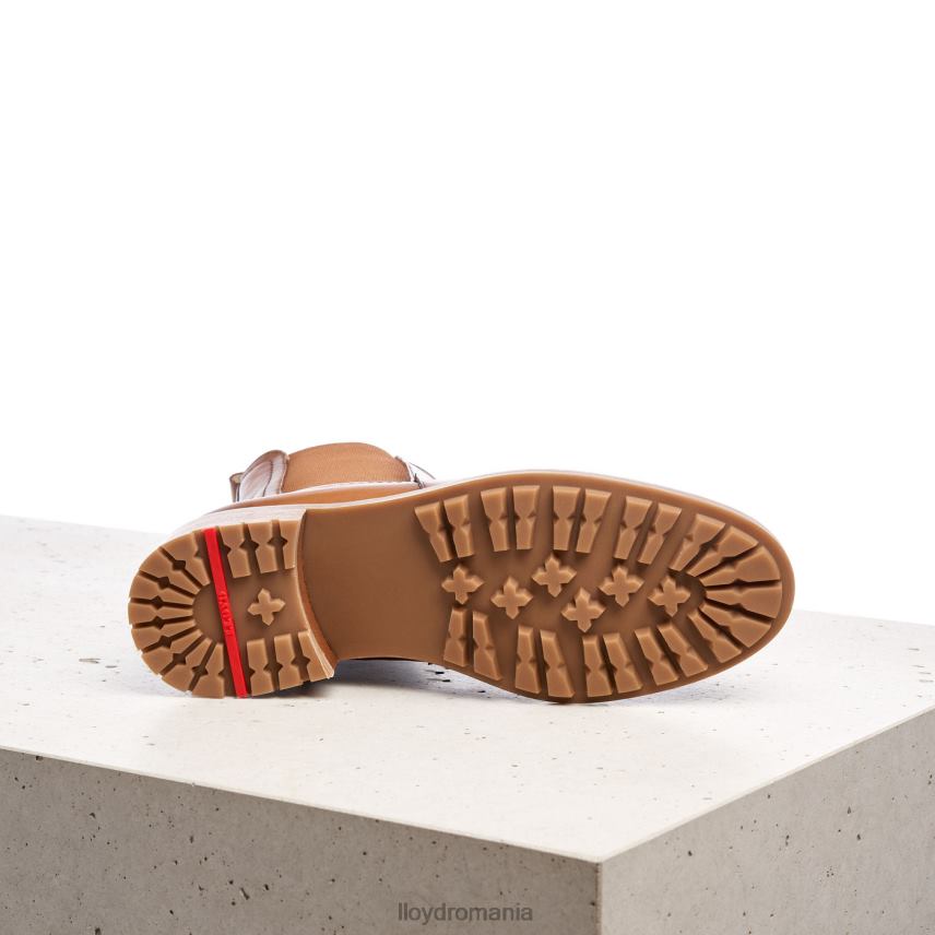 pantofi LLOYD botine cu slip-on din piele netedă maro femei 68260964