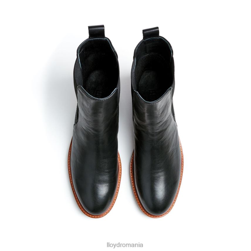 pantofi LLOYD botine cu slip-on din piele netedă negru femei 68260923