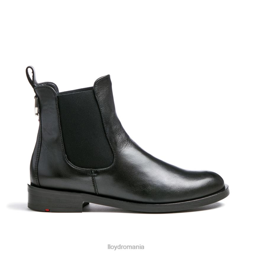 pantofi LLOYD botine cu slip-on din piele netedă negru femei 68260932