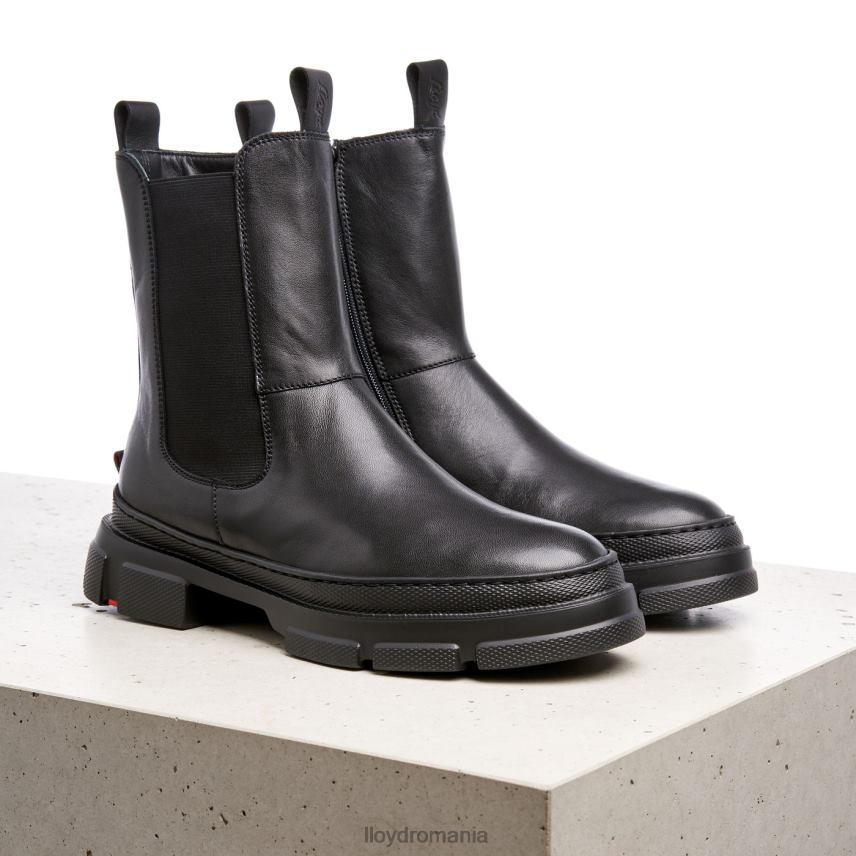 pantofi LLOYD botine cu slip-on din piele netedă negru femei 68260954