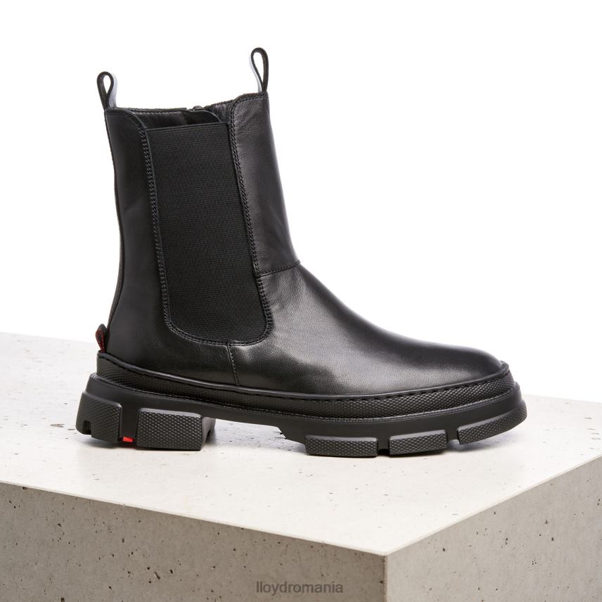 pantofi LLOYD botine cu slip-on din piele netedă negru femei 68260954