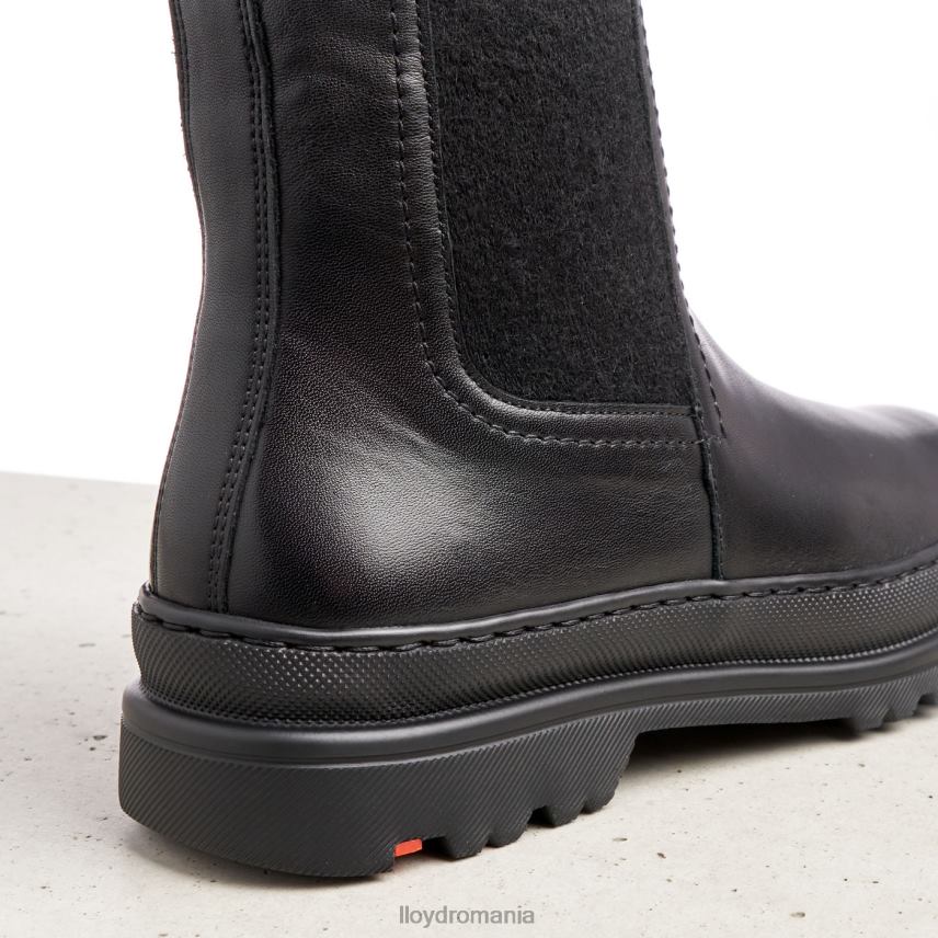 pantofi LLOYD botine cu slip-on din piele netedă negru femei 68260958