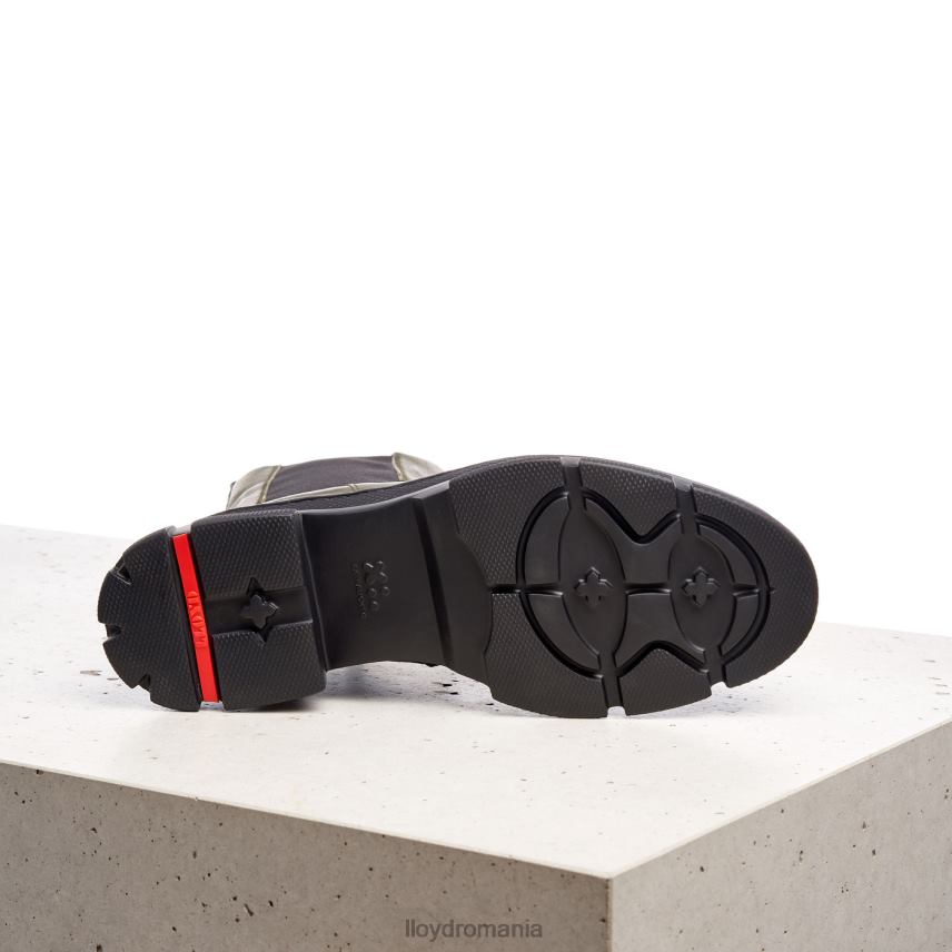 pantofi LLOYD botine cu slip-on din piele netedă verde femei 68260930