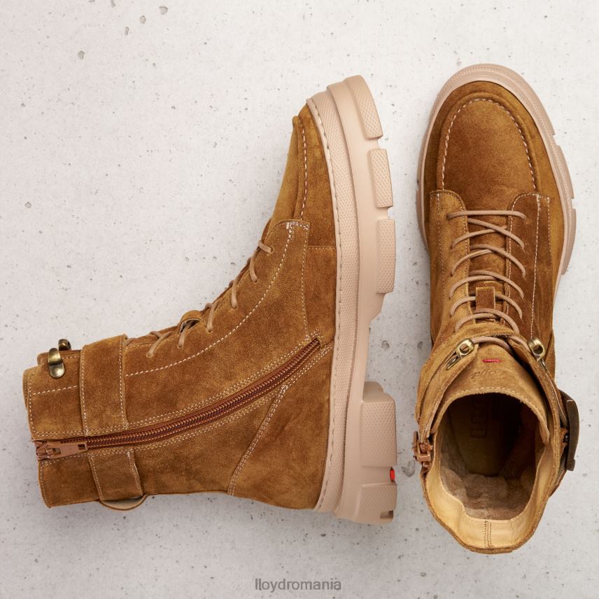 pantofi LLOYD botine cu talpa usoara maro femei 68260938