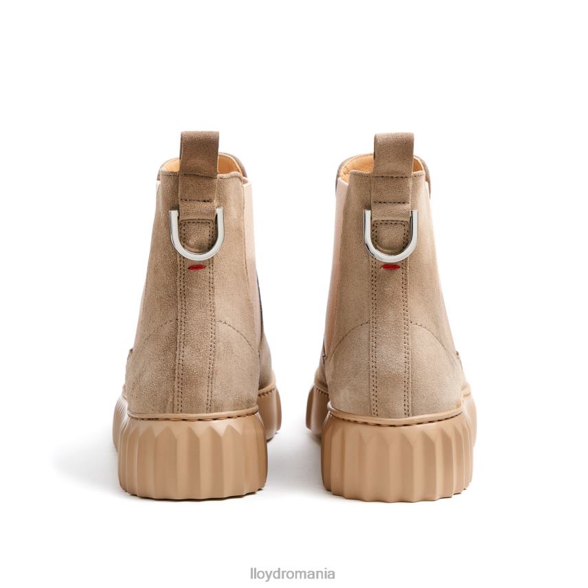 pantofi LLOYD botine din piele aspra bej femei 68260882