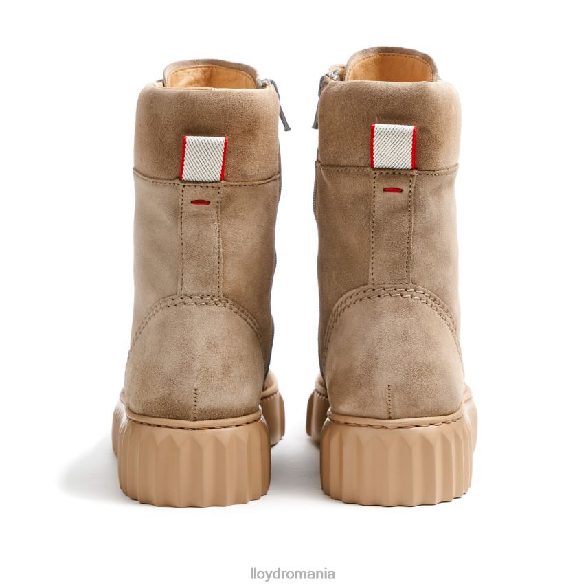 pantofi LLOYD botine din piele aspra bej femei 68260888