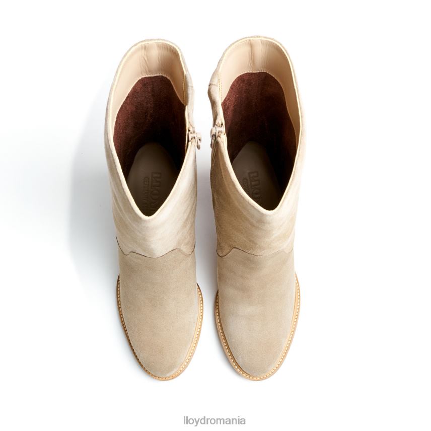 pantofi LLOYD botine din piele aspra bej femei 68260891