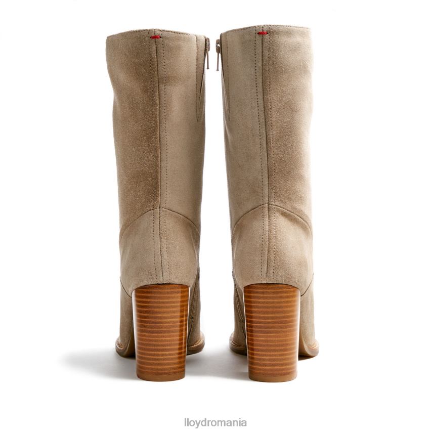 pantofi LLOYD botine din piele aspra bej femei 68260891