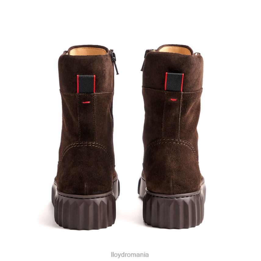 pantofi LLOYD botine din piele aspra maro femei 68260889