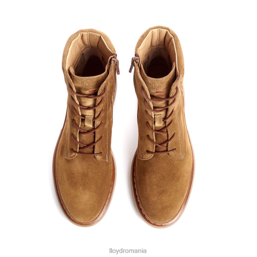 pantofi LLOYD botine din piele aspra maro femei 68260913