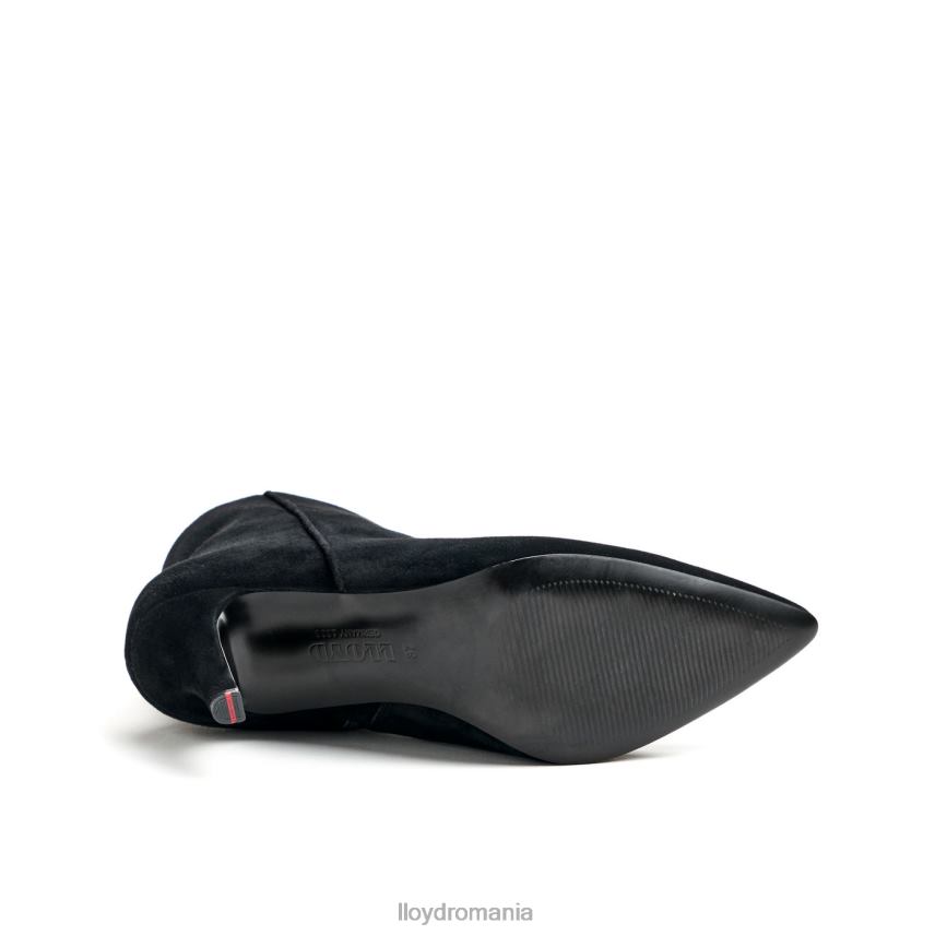pantofi LLOYD botine din piele aspra negru femei 68260879