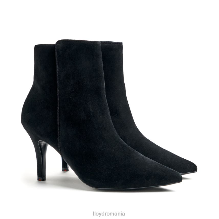 pantofi LLOYD botine din piele aspra negru femei 68260879