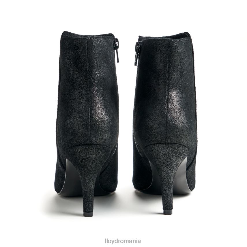 pantofi LLOYD botine din piele aspra negru femei 68260880