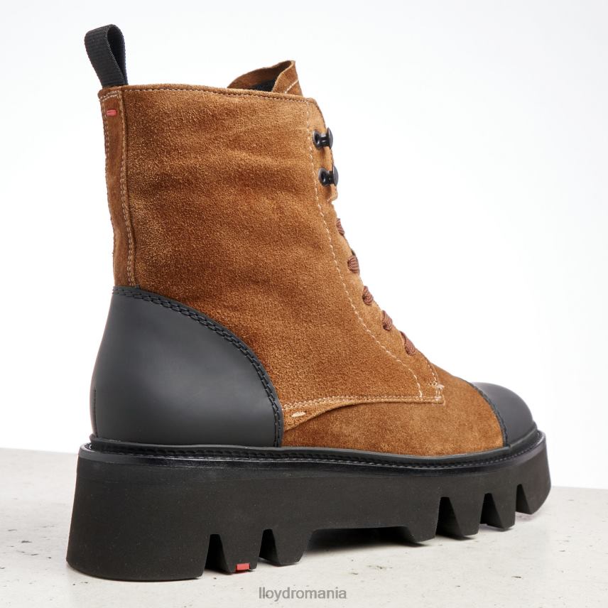 pantofi LLOYD botine din piele cu talpa usoara maro femei 68260948